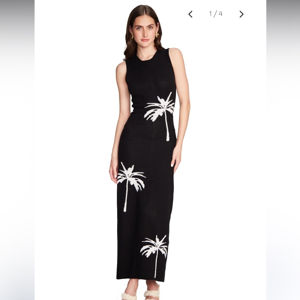 Capitanna knit palm tree dress